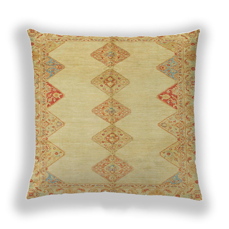 Coussin décoratif abstrait 2517, Microsuède