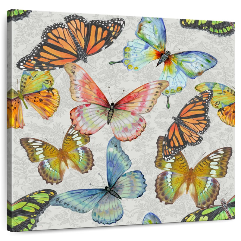 Brampt Butterfly Gathering, 20" H x 20" W
