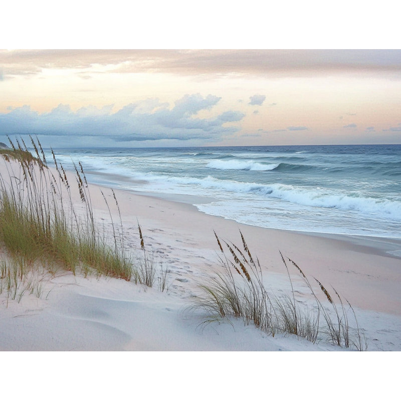 Coastal Stillness - Art mural sur toile tendue, H 30 po x l 40 po