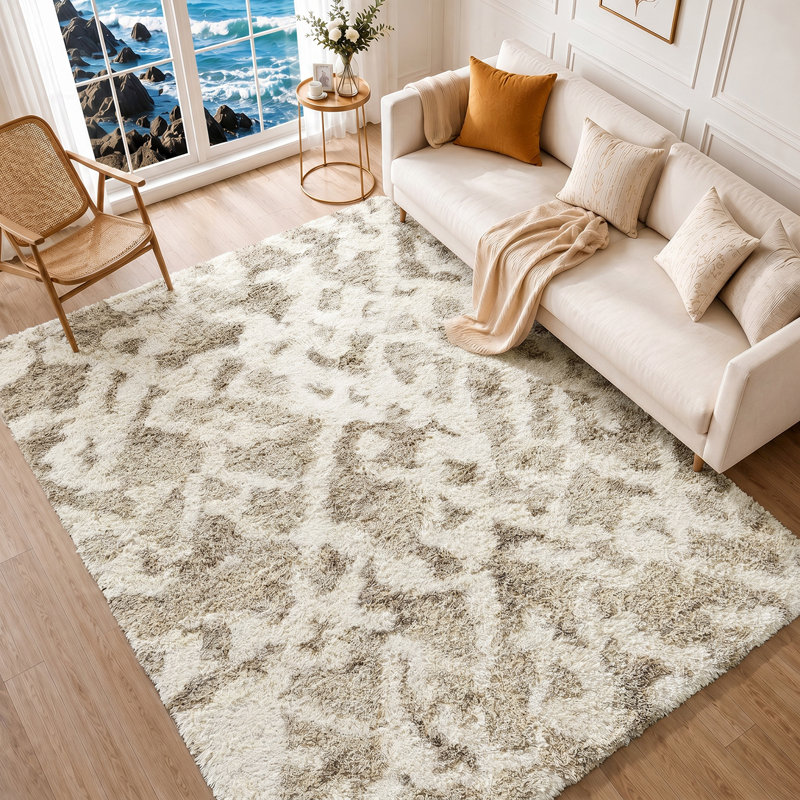 Shag Area Rug, Rectangle 201 x 290 cm