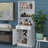 Tall Storage Cabinet, Bathroom Floor Storage Cabinet With 2 Drawers, Adjustable Shelves, Three-Layer Open Shelf-114201703