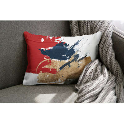 Coussin lombaire abstrait intérieur / extérieur