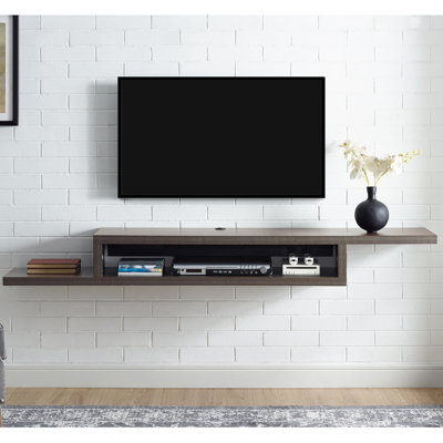 Sroda Unfinished Floating TV Stand for TVs up to 65"