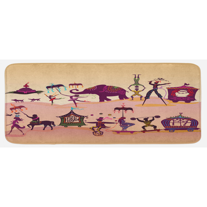 Modern & Contemporary Synthetic Kitchen Mat