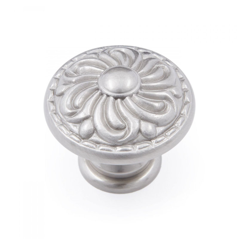 CK Series 1 3/8" Diameter Mushroom Knob, Satin Nickel (Pewter)