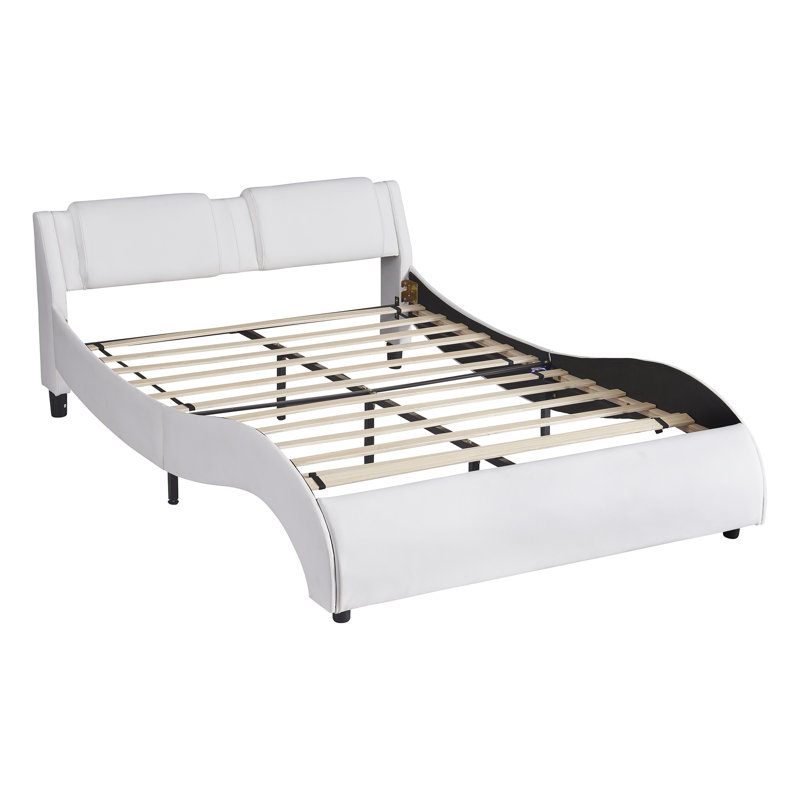Base de lit 29 po Alyun, Grand, Blanc