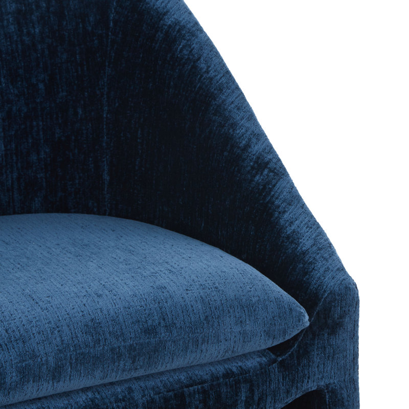 Kagan Chenille Dining Chair, Navy