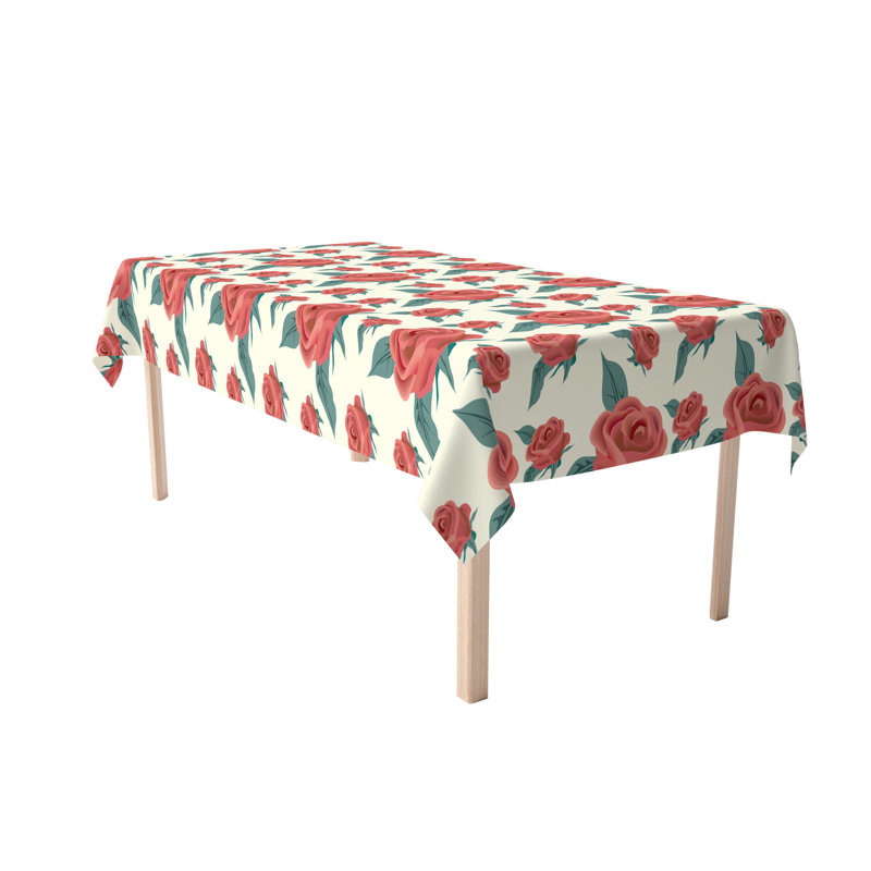 Floral 85 Cotton Tablecloths, 84" x 60"