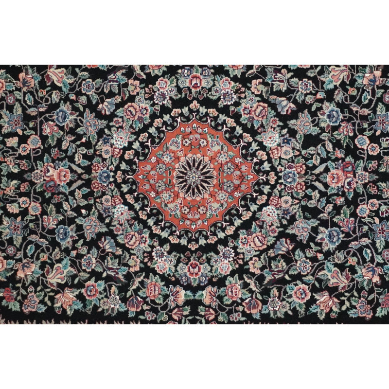 Oriental Area Rug in Black