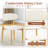 Expandable Dining Table Set, 47-63" Round Base Table With 2 Expandable Tabletops And Hidden Storage Cabinets, Padded Seats, Metal Frame For 4-8, Modern Minimalist Style-743720559-743720554-743720552