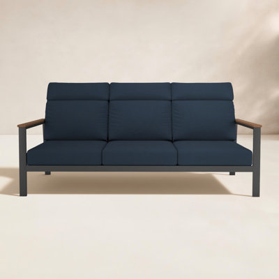 Townsend Metal Outdoor Sofa With Sunbrella Cushion