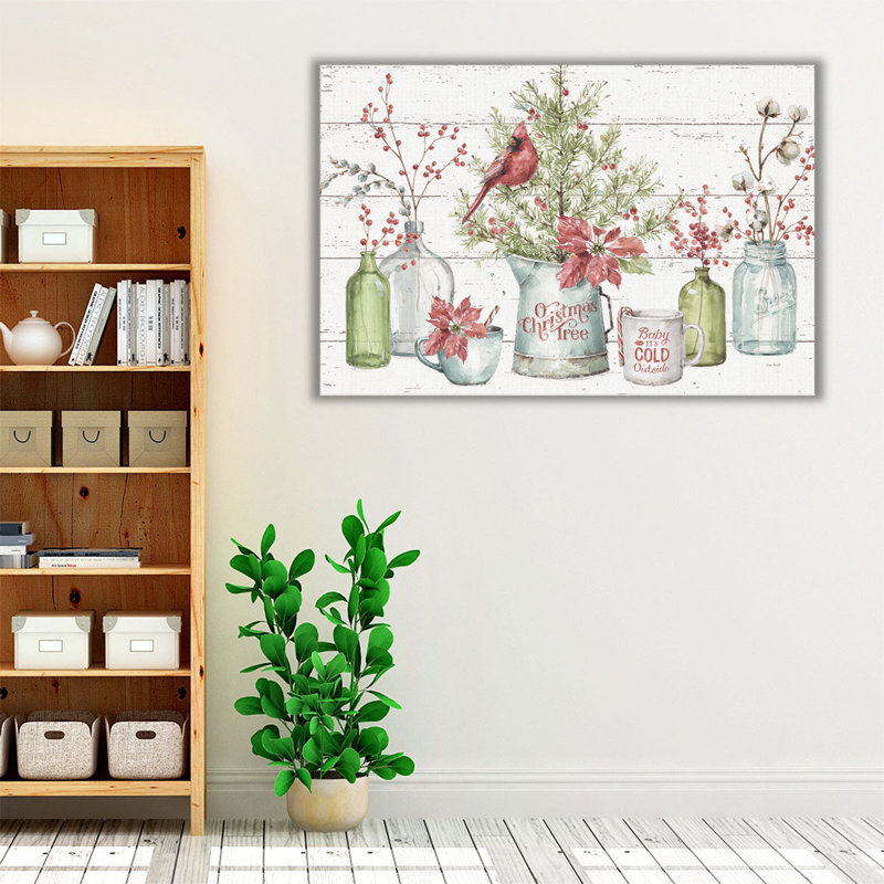 A Christmas Weekend I - reproduction d'art sur toile, H 20 po x l 30 po