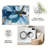 Blue Floral Watercolor carpet-easy to clean, machine-washable, soft and comfortable; suitable for door mats, kitchens, living rooms, bedrooms, corridors, and laundry areas. Easy to clean, durable carpet for home decoration.-129389523