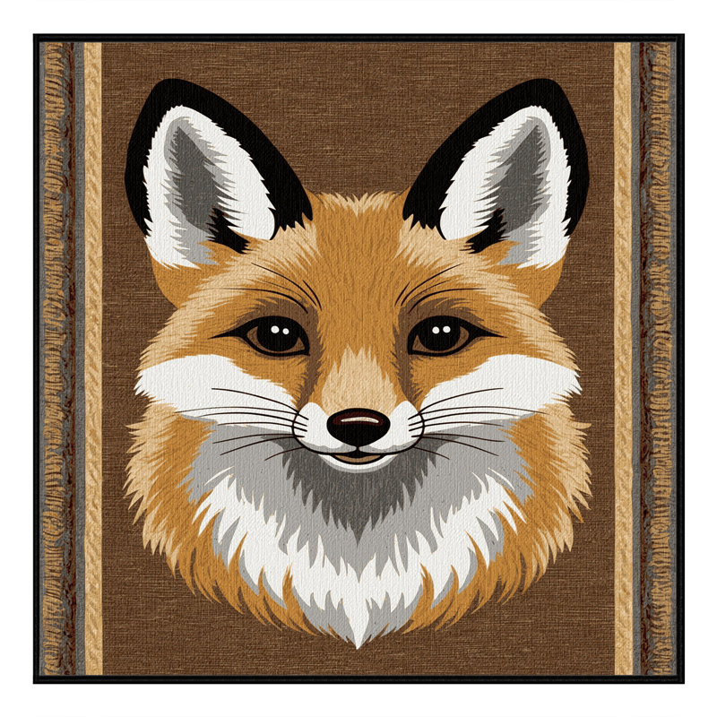  Tapis lavable Fennec, Carré 3 pi