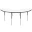 Table d'activité demi-lune effaçable à sec avec pieds réglables - blanc / noir-1173506768-1173506779-1195166483