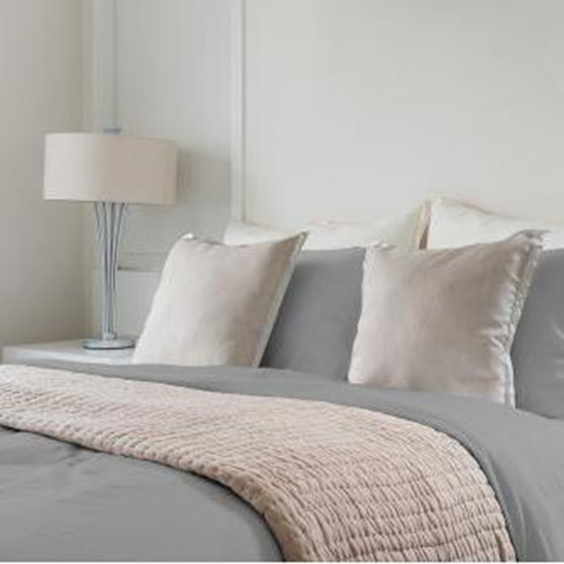 Deluxe Soft 100% Rayon From Bamboo 4-Piece sheet Set, Silver