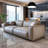 Beige grey Genuine Leather Standard Sofa-2049737003-2049737000