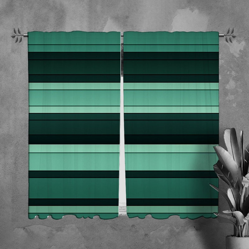 Paire de rideaux obscurcissant en polyester Xarianna, L 20 po x L 61 po