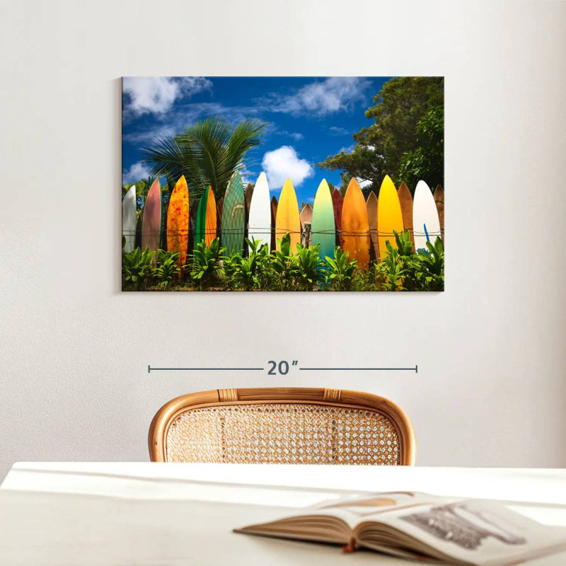 Senne Surfboard Row, 16" H x 24" W