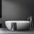 69'' x 29'' Freestanding Soaking Solid Surface Bathtub-88251906