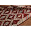 Tapis géométrique en laine marocain noué à la main 4 x 6