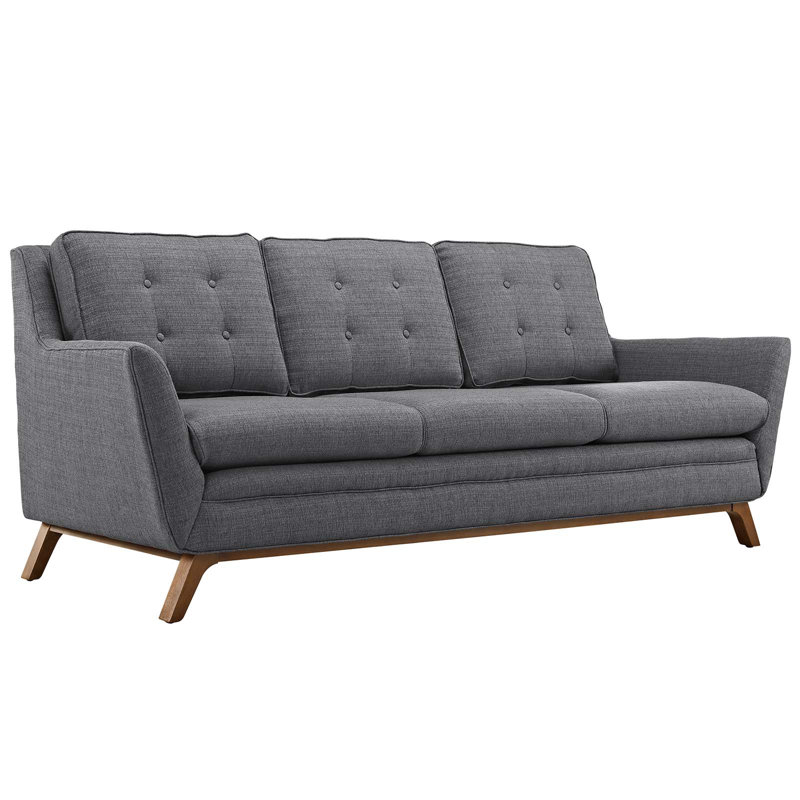 Canapé en tissu Modway Beguile, Gris