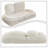 Modern Stylish Polyester Fabric Upholstered Convertible Futon Chair Bed-195042374