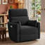 Fauteuil inclinable en velours côtelé de 36,6 po de large avec pivot -881855063