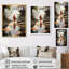 Art bouddhiste orange, empreintes de bouddhas I - décoration murale bouddhiste-202584971-202585153
