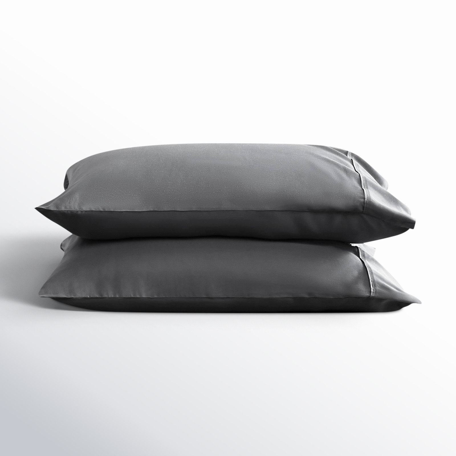 Laflin Sateen - Set of 2, Standard, Charcoal