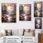 «Lucilia Romantic River Landscape Représentes II», reproduction sur toile-1243487806-1243487801