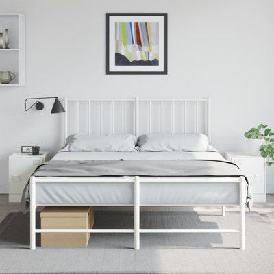 66 34.5cm W Steel Bedside Table