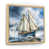 Cadre flottant brun