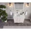 36" Solid Wood Sink Vanity  With 1' Artificial Stone Top-1410987404