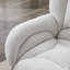 Chaise de bureau pivotante en tissu Teddy