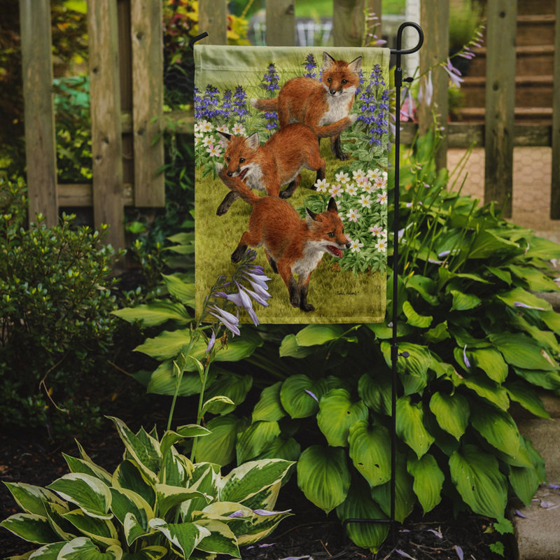 Drapeau de jardin Berrier Fox Cubs