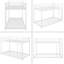 Lit superposé simple Ammal Kids-758299916