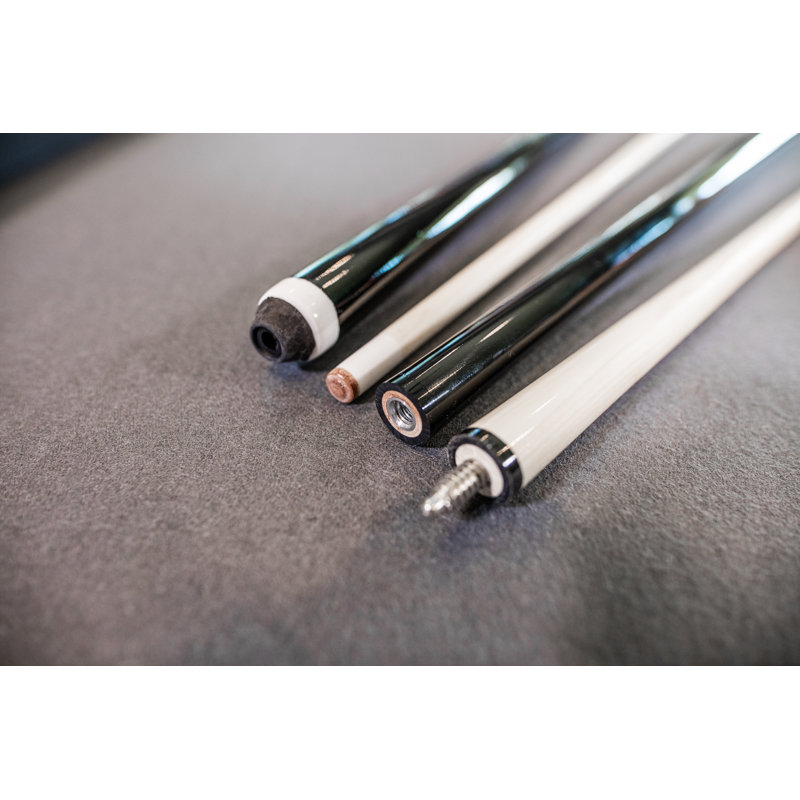 Dakota 8' Black Slate and Metal Billiard Table