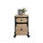Beige And Natural Finish File Pedestal With Smooth-Glide Drawer For Home Office Use