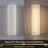 12" H Dimmable Alabaster LED Flush Mounted Sconce Modern Wall Sconces