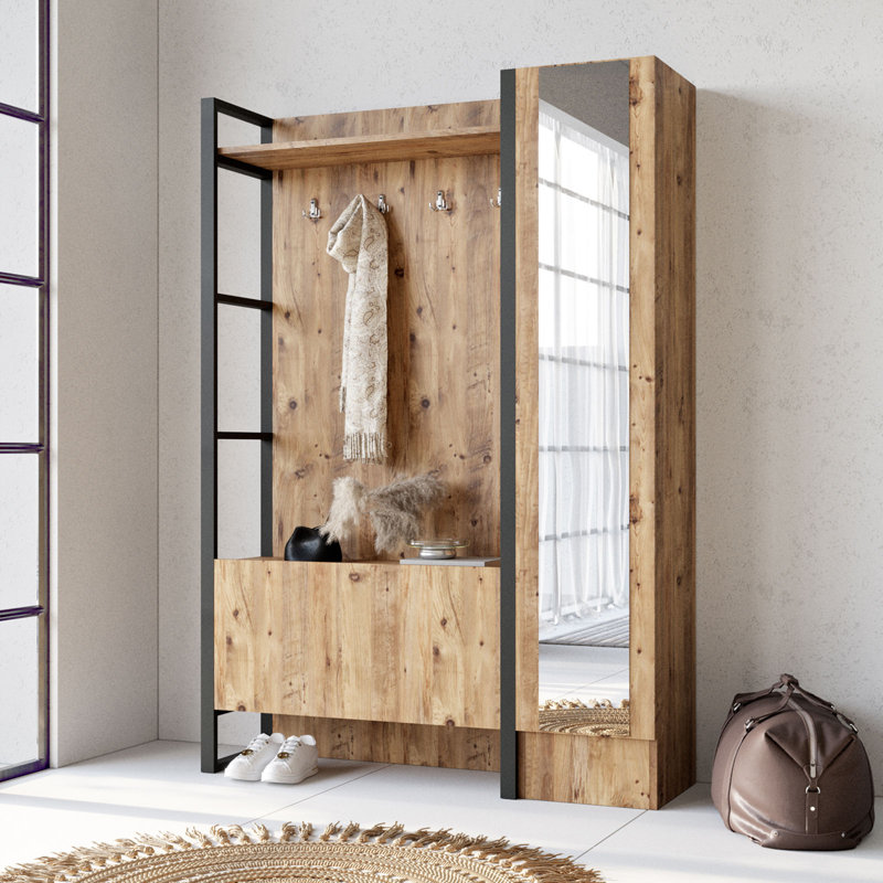 Portemanteau avec rangement pour chaussures Haelf