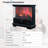 Yvonnette 27'' W Electric Fireplace with 4780 BTU-1076279424