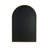 24x32 Inch Gold Metal Framed Arched Bathroom Wall Mirror