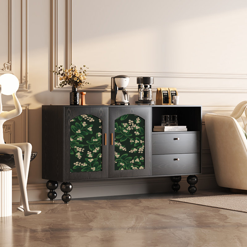 Buffet de luxe rétro de style américain, Noir