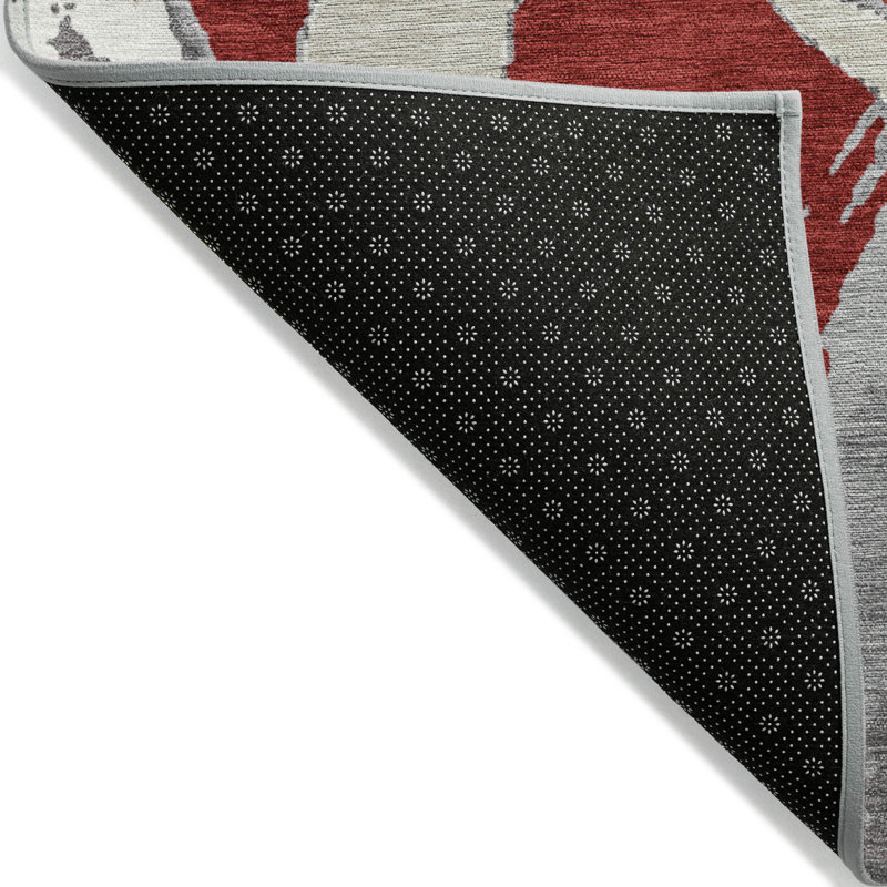 Tapis intérieur / extérieur rouge Aloura , 9 pi x 12 pi