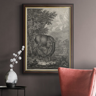" Woodland Deer IV " Painting Print