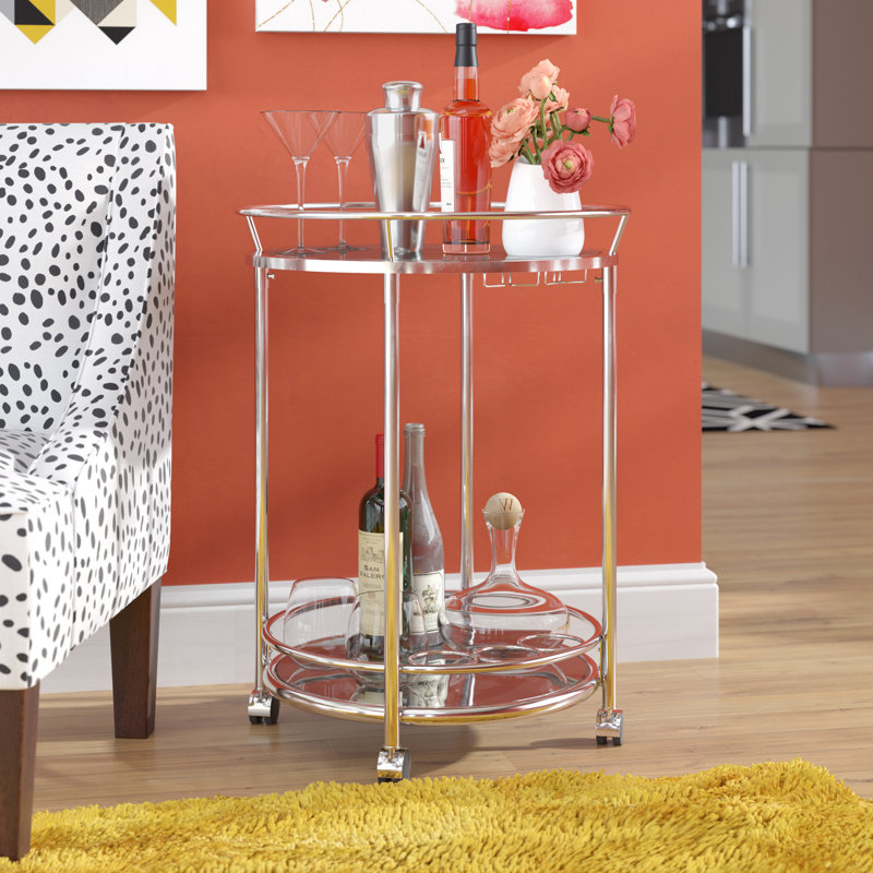 Juwan Metal Bar Cart