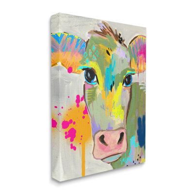 Peinture moderne éclaboussures de vache par Valerie
