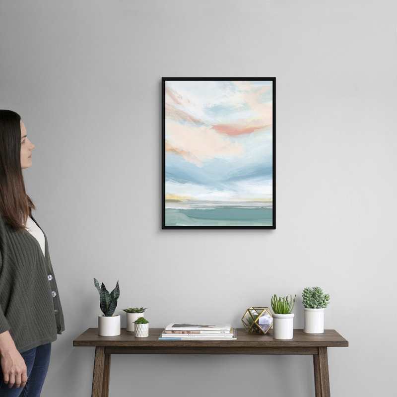 «Sweetness I» par Isabelle Z - reproduction d'art, Toile avec cadre noir, H 26 po x l 20 po x P 1,75 po