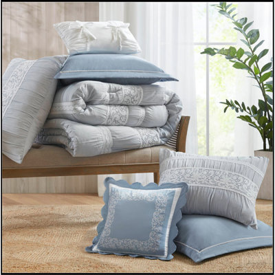 7- Piece Queen Jacquard Comforter Set